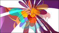 Gorgeous pattern color pattern 02 - vector material