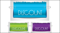 The fine label card 04 - vector material