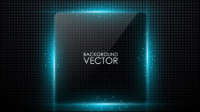Glass texture border 03 - vector material
