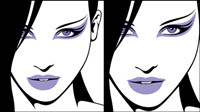 Beautiful silhouette 04 - vector