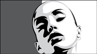 Beautiful silhouette 02 - vector
