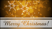 The gorgeous Christmas background 04 - Vector material