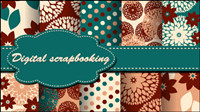 Beautiful wove background vector material -5