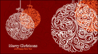 The ball patterns vector material