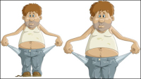 Cartoon illustrator 03 - vector material