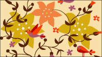 Cartoon patterns 02 - vector material