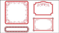 A festive lace pattern - Vector