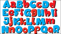 Font Design Series 56 - vector material