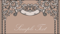 European pattern border 05 - vector material