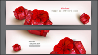 The beautifully festive banner-Vector