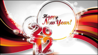 2012 font graphic design background 03 - vector material