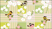 Cartoon patterns 04 - vector material