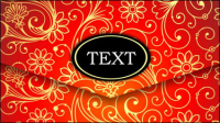 Dazzling pattern background 03 - vector material