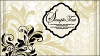 Classic retro border 03 - vector material