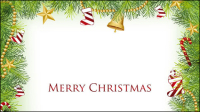 Christmas element border 04 - vector material