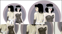 Sexy illustrator 02 - vector material