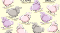 Cartoon illustrator 02 - vector material