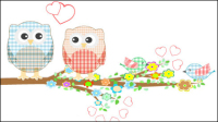 Cute cartoon illustrator 03 - vector material