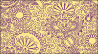 Ham pattern background 04 - vector material
