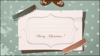 Cartoon invitations 01 - vector material