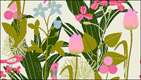 Cartoon patterns 05 - vector material