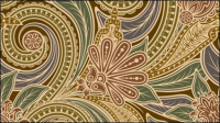 Continental exquisite pattern background 03 - vector material