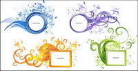 The trend of the pattern vector material decorative box