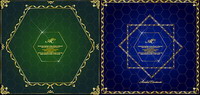Honeycomb, diamond lace border vector