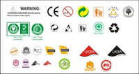 Textile composition vector logo