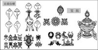 Buddhist Umbrella, goldfish, Aquarius