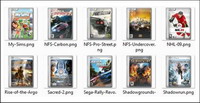 Computer games and movies cover png icons -2