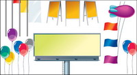 Blank Ad vector