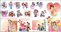Lover, kiss, wedding cake, gifts, Butterfly Festival