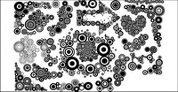 Circular graphic lace, the arrow