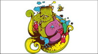 Green Monster Vector