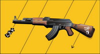 Vector AK47 rifles