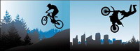 Bicycle and motorcycle sports