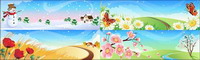 Spring Summer Fall Winter Landscape