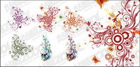 Circular pattern and trend of material composition of Vector