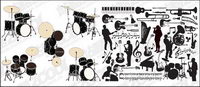 Vector instruments and material figures in Pictures