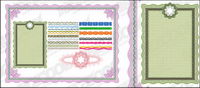 Vector style security lines texture material-4