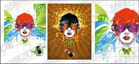 Vector material girls theme music