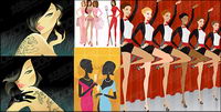 women illustration material