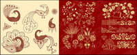 Classical patterns and peacock vector material