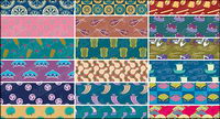Classical vector graphics tiled background material-6