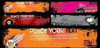 The trend banner banner template vector material-5