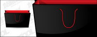 Black Bags vector material