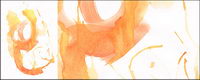 Before the ink watercolor picture material-032