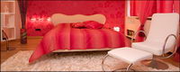 Red tone of the room picture material