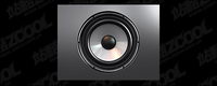 Stereo speakers picture material